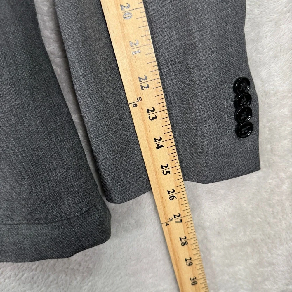NEW Banana Republic Mens 44R Performance Smart-Weight Slim Fit Blazer Wool Blend